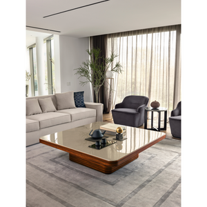 Rectangular Pedetestal Coffee Table | Redeco Delano