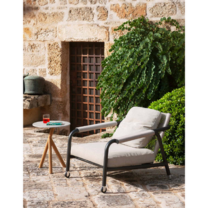 Wheeled Outdoor Lounge Chair | Roda Astra | Italianfurniture.com