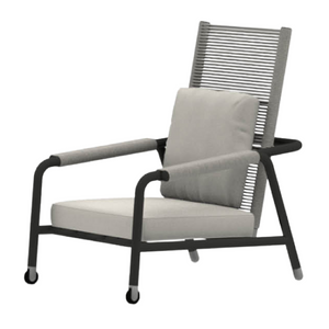 Rope Back Outdoor Lounge Chair | Roda Astra | Italianfurniture.com