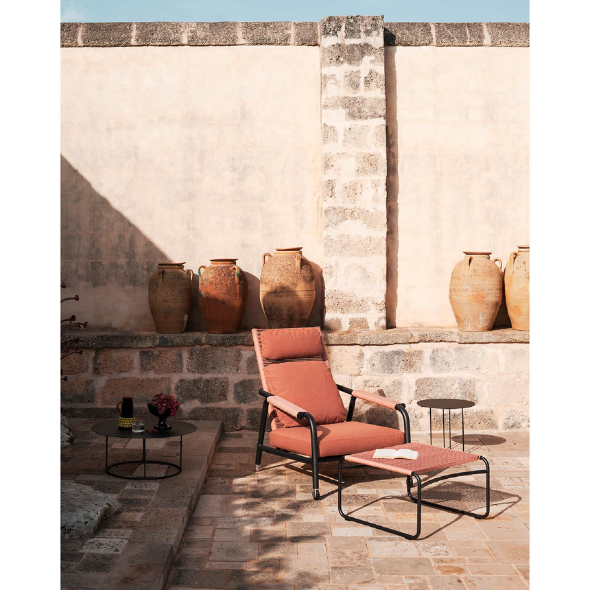 Rope Back Outdoor Lounge Chair | Roda Astra | Italianfurniture.com