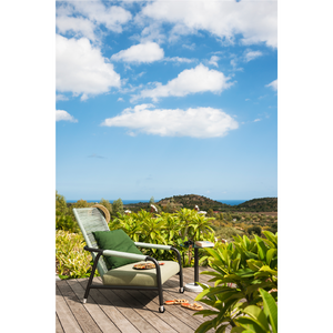 Rope Back Outdoor Lounge Chair | Roda Astra | Italianfurniture.com