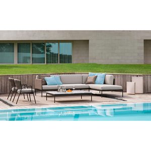 Stainless Steel Outdoor Coffee Table | Roda Basket | Italianfurniture.com