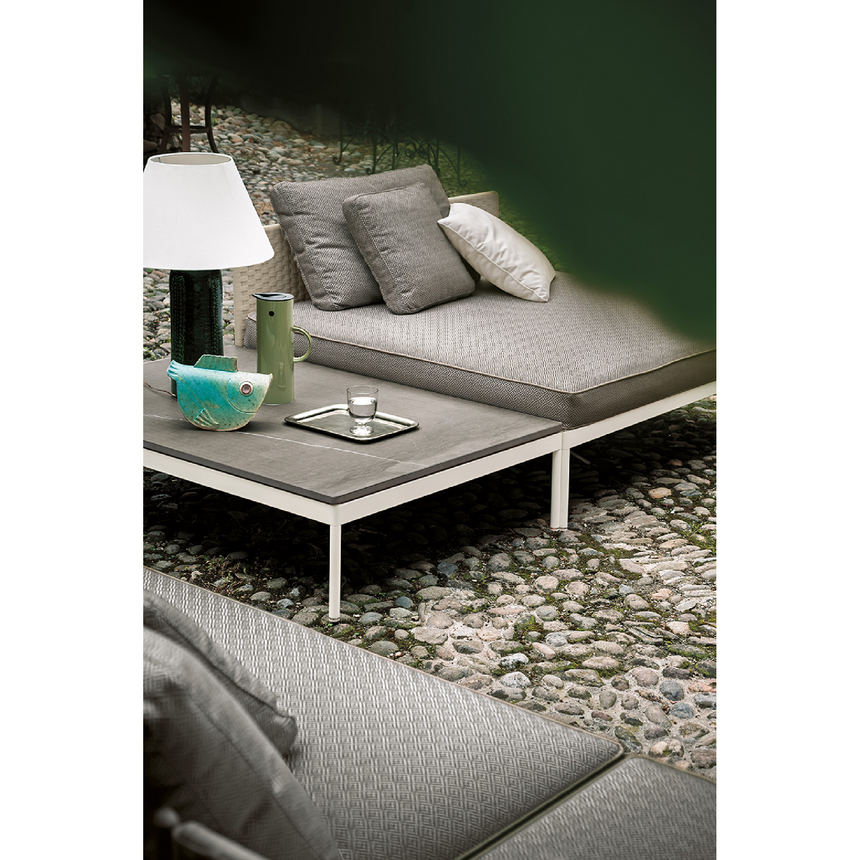 Stainless Steel Outdoor Coffee Table | Roda Basket | Italianfurniture.com