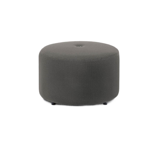 Buttoned Round Outdoor Pouf | Roda Double | Italianfurniture.com