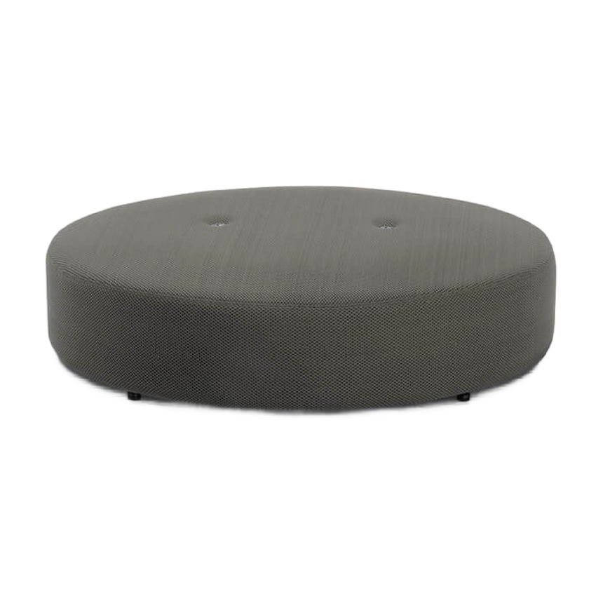 Buttoned Round Outdoor Pouf | Roda Double | Italianfurniture.com