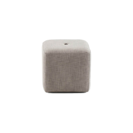 Buttoned Outdoor Pouf | Roda Double | Italianfurniture.com