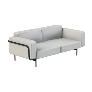 Aluminum Outdoor 2-Seater Sofa | Roda Estendo | Italianfurniture.com