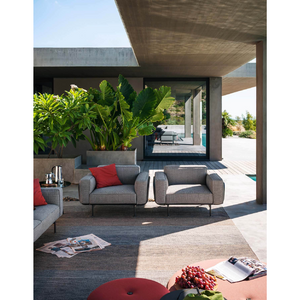 Aluminum Framed Outdoor Armchair | Roda Estendo | Italianfurniture.com