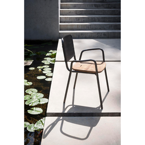 Metal Outdoor Dining Armchair | Roda Guest | Italianfurniture.com