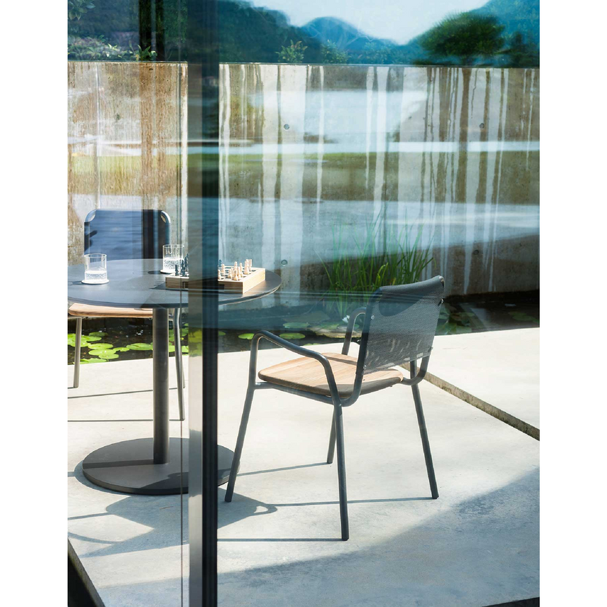 Metal Outdoor Dining Armchair | Roda Guest | Italianfurniture.com