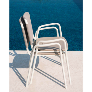 Metal Outdoor Dining Armchair | Roda Guest | Italianfurniture.com