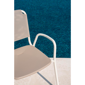 Metal Outdoor Dining Armchair | Roda Guest | Italianfurniture.com