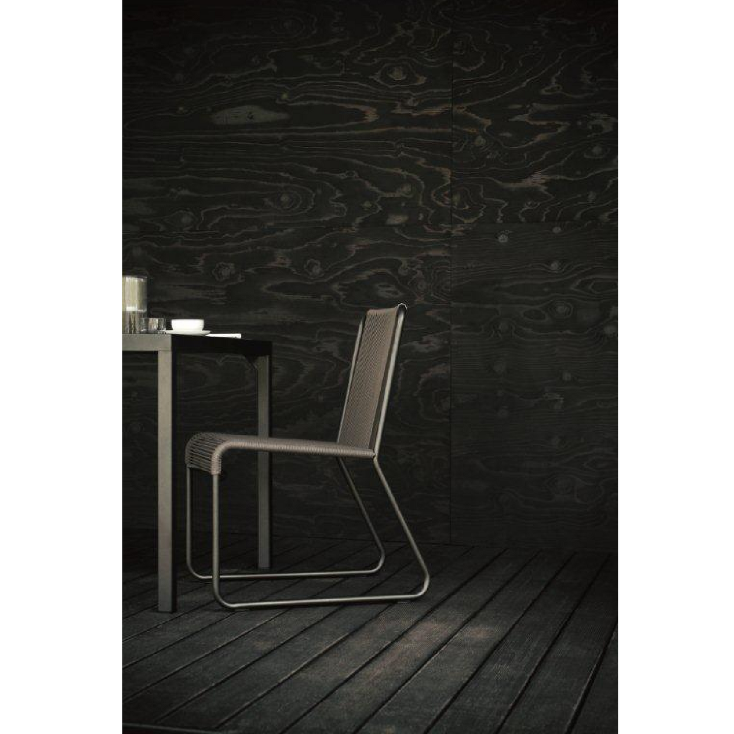 Outdoor String Side Chair | Roda Harp | Italianfurniture.com