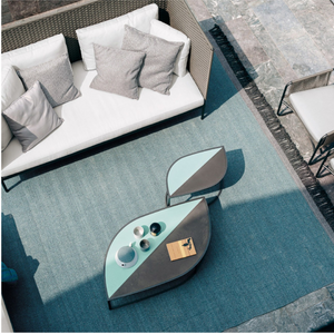 Ovate Outdoor Coffee Table | Roda Leaf | Italianfurniture.com