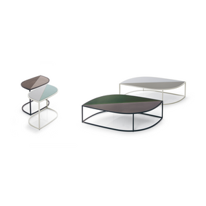 Ovate Outdoor Side Table | Roda Leaf | Italianfurniture.com