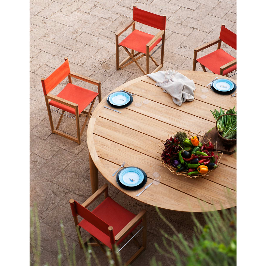 Teak Outdoor Dining Table | Roda Levante | Italianfurniture.com