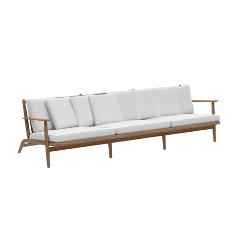 Splayed Leg 3-Seater Outdoor Sofa | Roda Levante | Italianfurniture.com