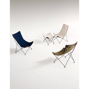 Cotton Canvas Outdoor Lounge Chair | Roda Lawrence | Italianfurniture.com