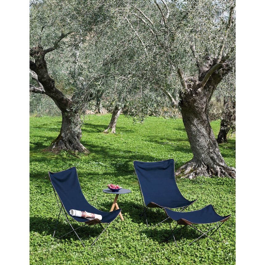 Cotton Canvas Outdoor Lounge Chair | Roda Lawrence | Italianfurniture.com