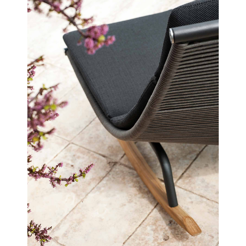 Cord Outdoor Rocking Chair | Roda Laze | Italian Furniture Cord Outdoor Rocking Chair | Roda Laze | Italian Furniture
