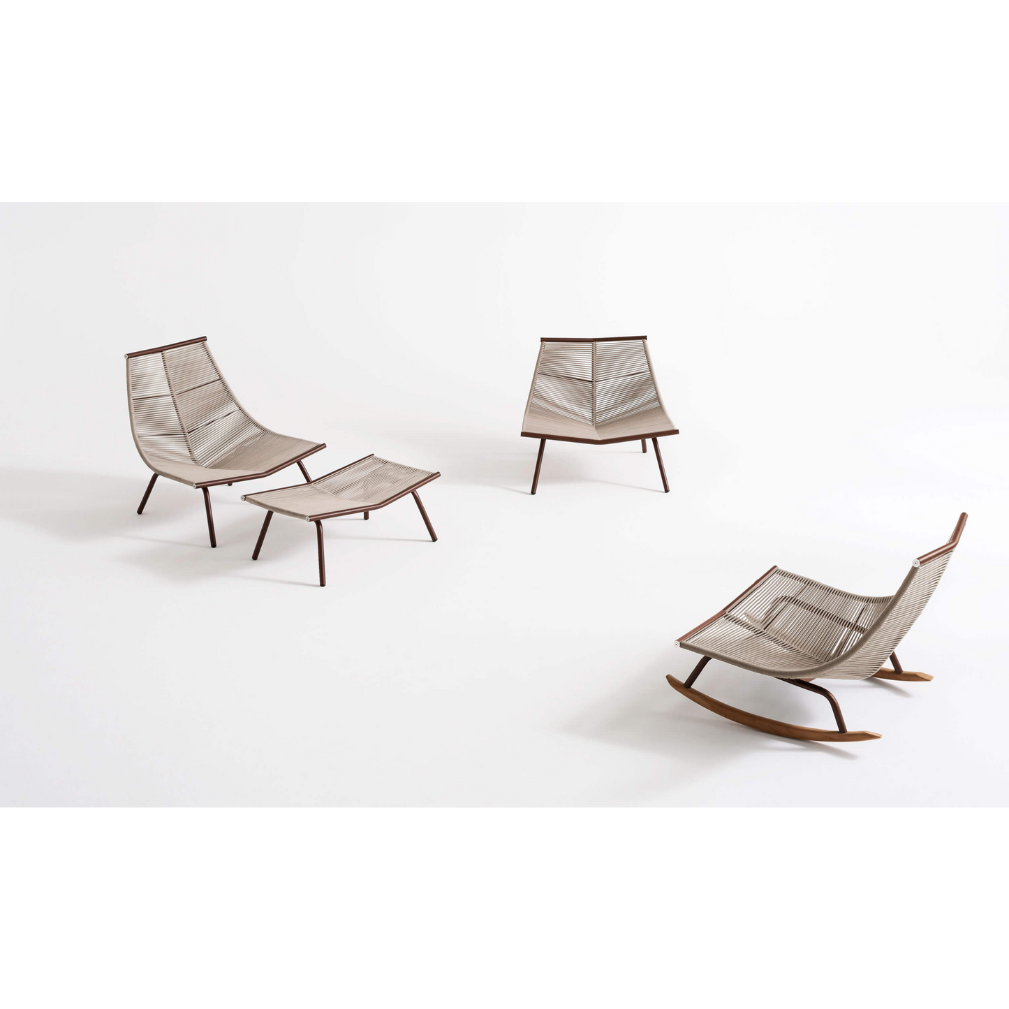 Cord Outdoor Rocking Chair | Roda Laze | Italianfurniture.com