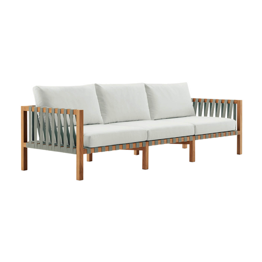 Interlaced 3-Seater Outdoor Sofa | Roda Mistral | Italianfurniture.com