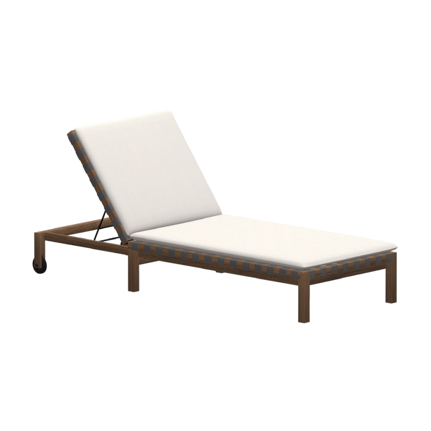 Interlaced Belt Sunlounger | Roda Mistral | Italianfurniture.com