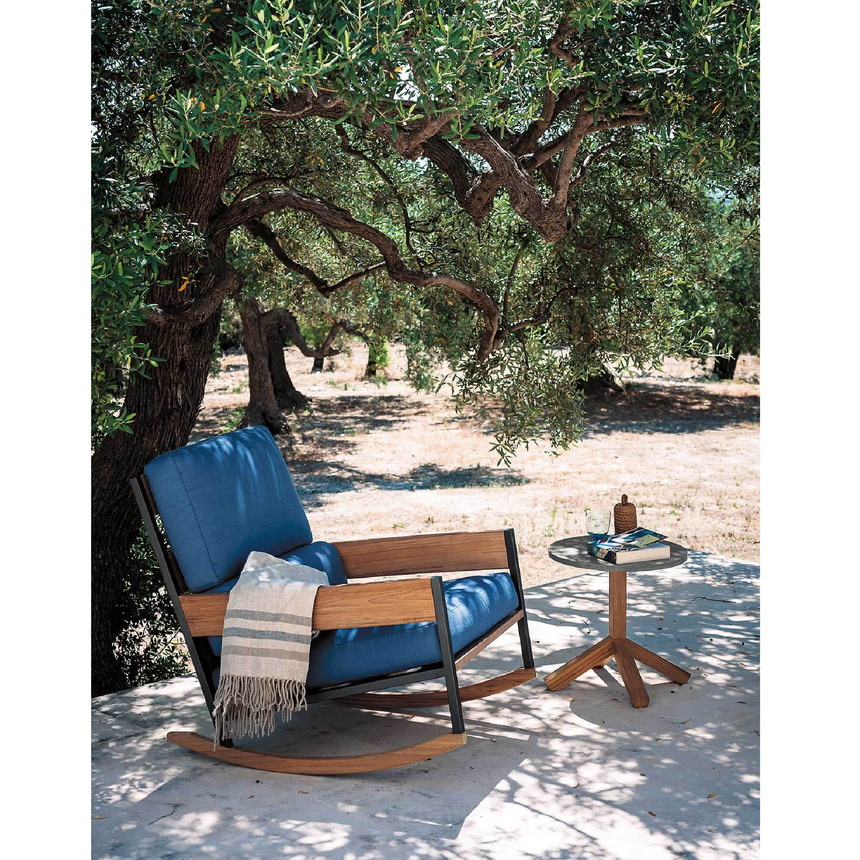 Padded Outdoor Rocking Chair | Roda Nap | Italianfurniture.com