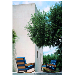 Padded Outdoor Rocking Chair | Roda Nap | Italianfurniture.com