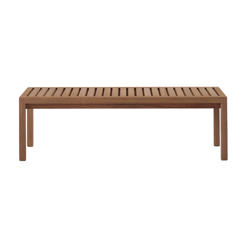 Paneled Teak Outdoor Bench | Roda Network | Italianfurniture.com