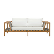 Paneled Teak 2-Seater Outdoor Sofa | Roda Network | Italianfurniture.com