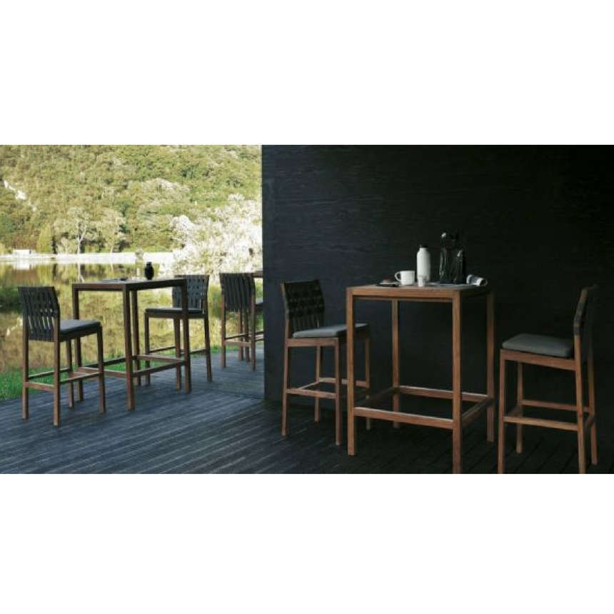 Woven Belt Outdoor Counter Stool | Roda Network | Italianfurniture.com