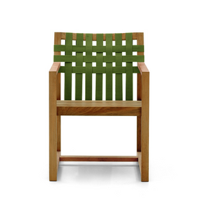 Woven Belt Outdoor Dining Armchair | Roda Network | Italianfurniture.com