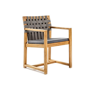 Woven Belt Outdoor Dining Armchair | Roda Network | Italianfurniture.com