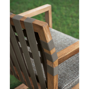 Woven Belt Outdoor Lounge Chair | Roda Network | Italianfurniture.com