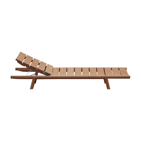 Wooden Reclining Sunlounger | Roda Orson | Italianfurniture.com