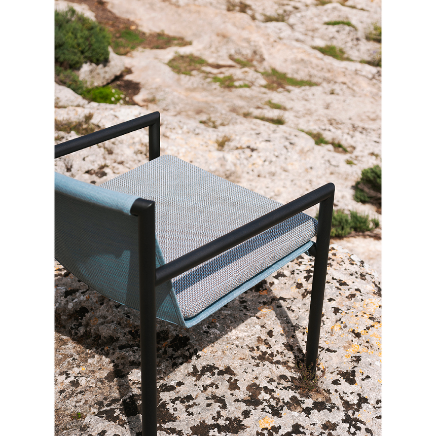 Stainless Steel Framed Outdoor Armchair | Roda Plein Air | Italianfurniture.com