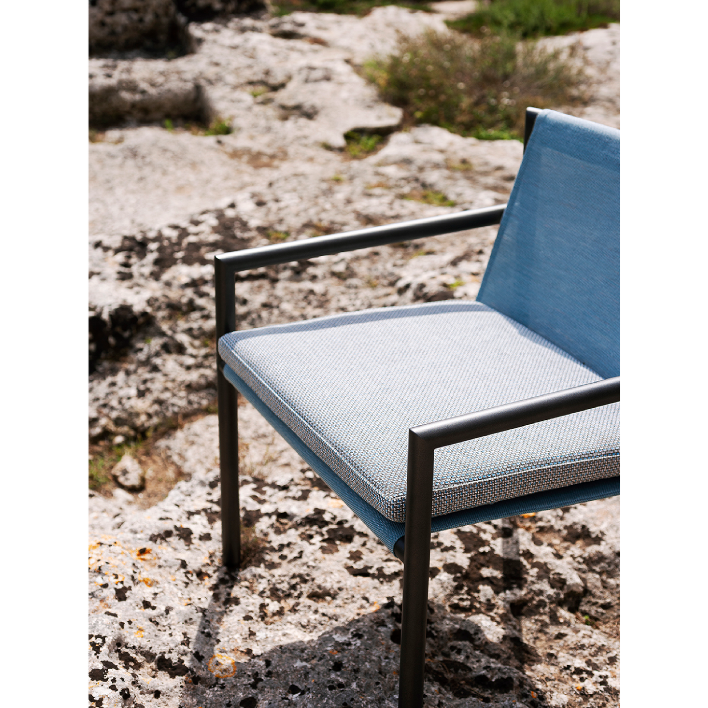 Stainless Steel Framed Outdoor Armchair | Roda Plein Air | Italianfurniture.com