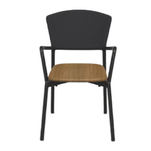 Teak wood Dining Chair Piper full backrest | Italianfurniture.com