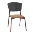 Teak wood Dining Chair Piper full backrest | Italianfurniture.com