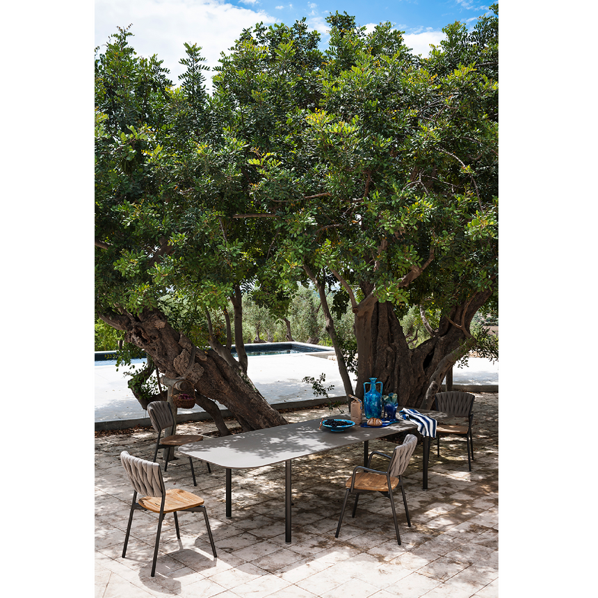 Stainless Steel Outdoor Extendable Table | Roda Piper | Italianfurniture.com