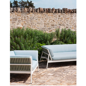 Belt Back Outdoor Lounge Armchair | Roda Piper | Italianfurniture.com