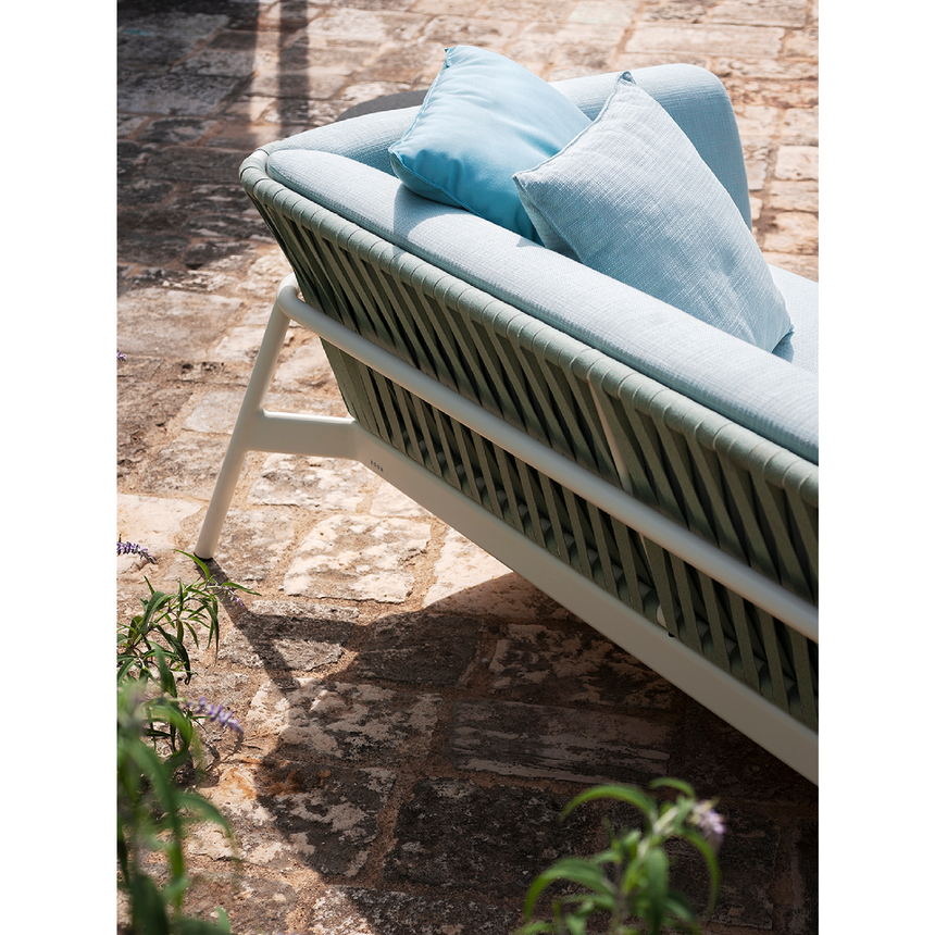 Belt Back 2-Seater Outdoor Sofa | Roda Piper | Italianfurniture.com