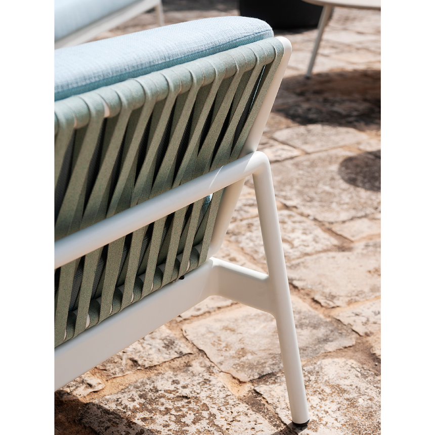 Belt Back 2-Seater Outdoor Sofa | Roda Piper | Italianfurniture.com