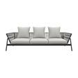 Belt Back 3-Seater Outdoor Sofa | Roda Piper | Italianfurniture.com