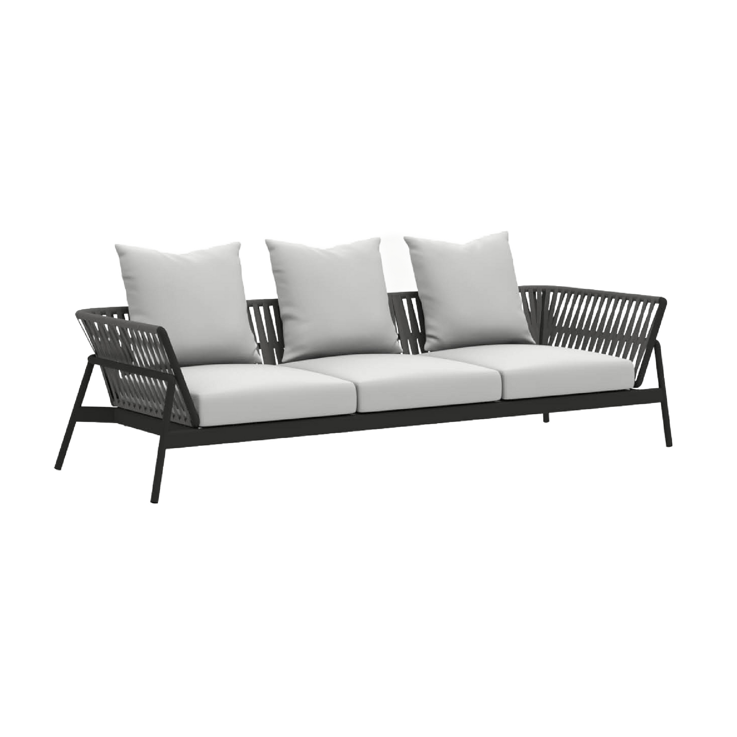 Belt Back 3-Seater Outdoor Sofa | Roda Piper | Italianfurniture.com