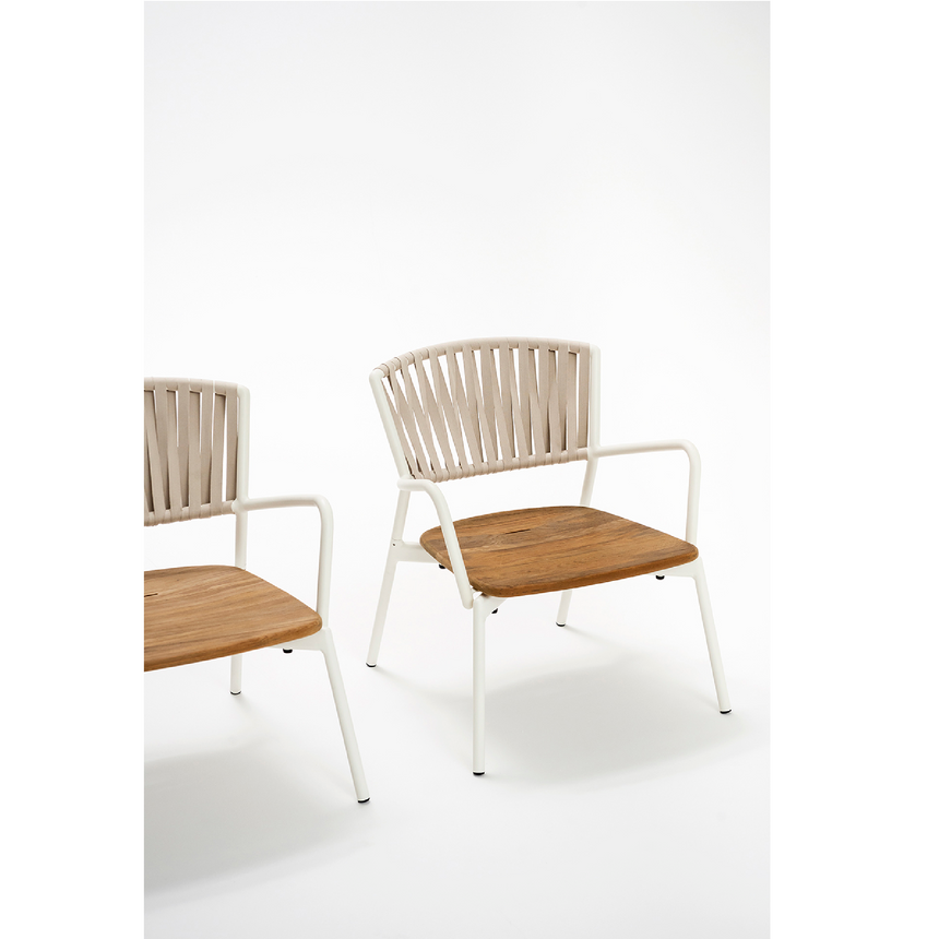 Belt Back Outdoor Dining Chair | Roda Piper