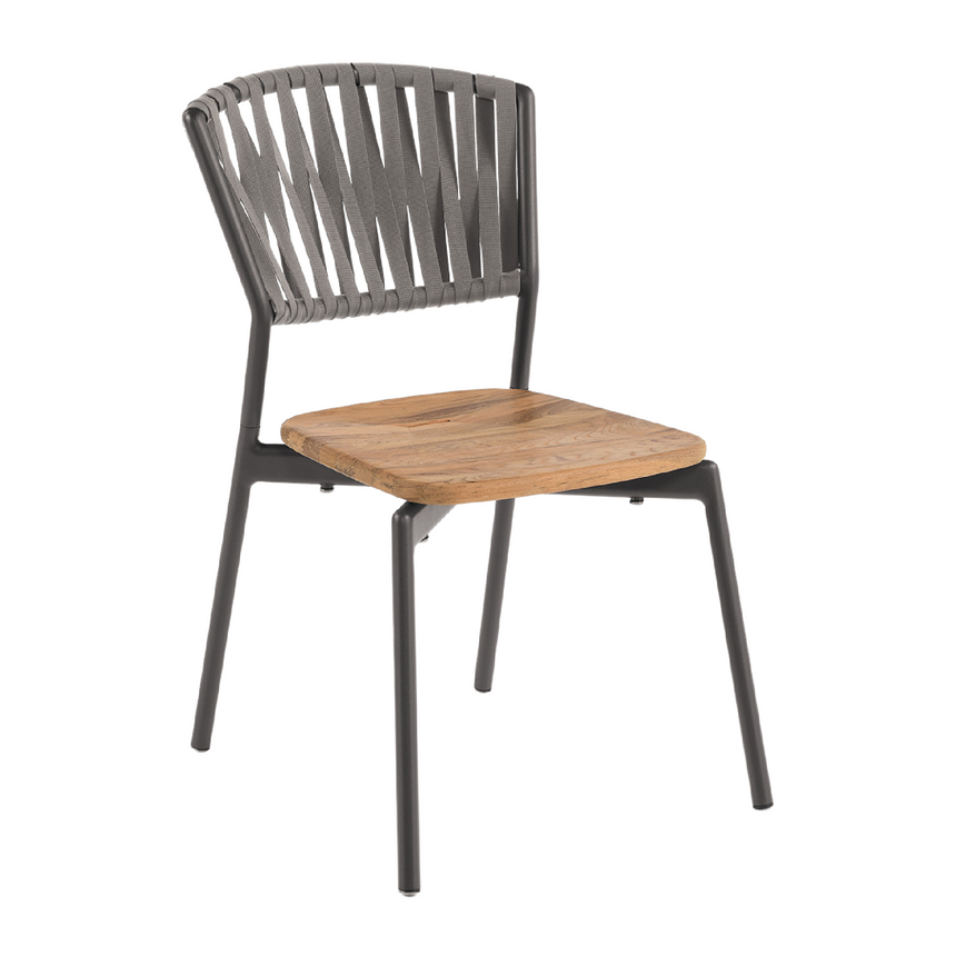 Belt Back Outdoor Dining Chair | Roda Piper | Italianfurniture.com