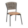 Braided Back Outdoor Dining Chair | Roda Piper | Italianfurniture.com