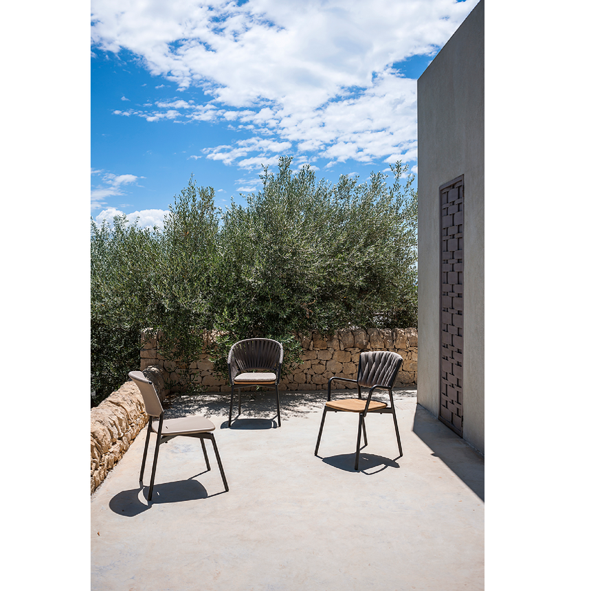 Braided Back Outdoor Dining Chair | Roda Piper